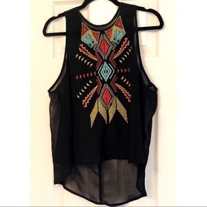 Sheer festival geometric tank